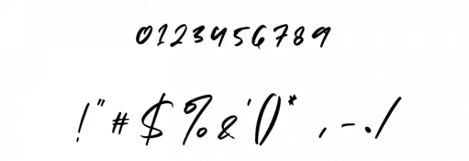 Vezthisory Font OTHER CHARS