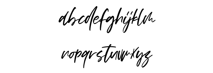 Vezthisory Font LOWERCASE
