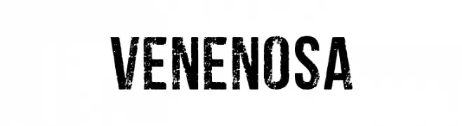 venenosa  Frei Schriftart Herunterladen