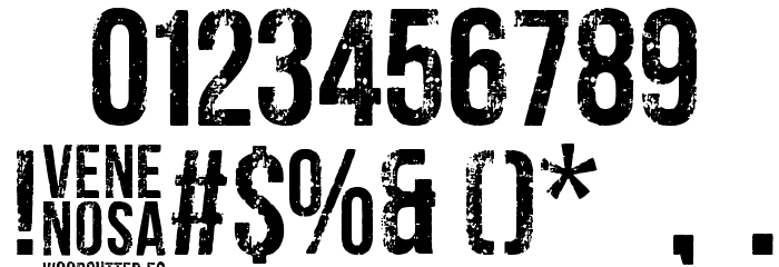venenosa Font OTHER CHARS