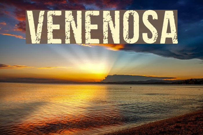 venenosa Font examples