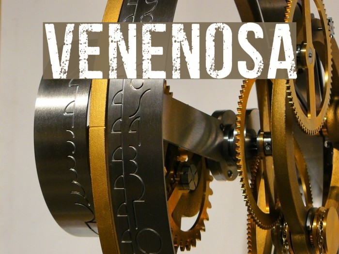 venenosa Font examples