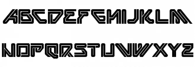 venolithic Font UPPERCASE