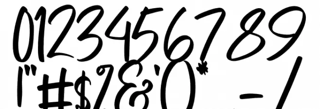 ventta watter Font OTHER CHARS