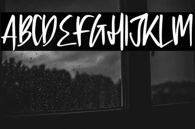 ventta watter Font examples