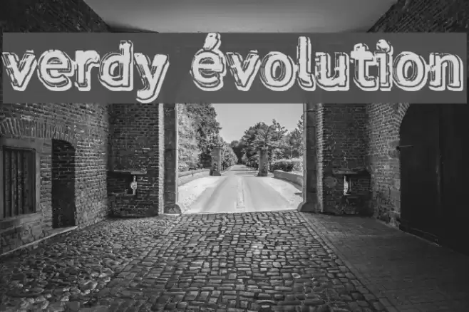 verdy évolution Font examples