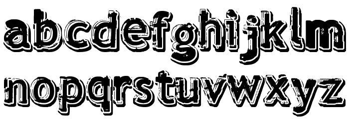 verdy évolution Font LOWERCASE