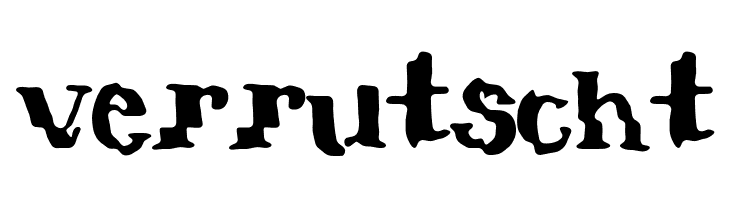 verrutscht  免费字体下载