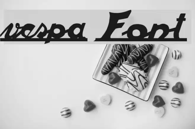 vespa Font examples