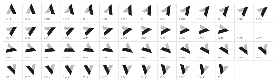 VForVictory Character Map