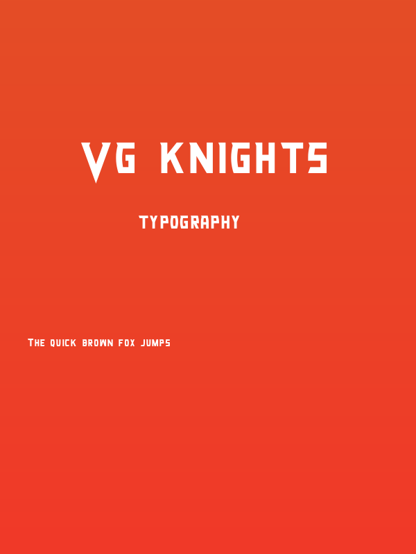 VG KNIGHTS Poster