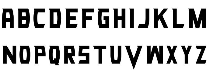 VG KNIGHTS Font LOWERCASE