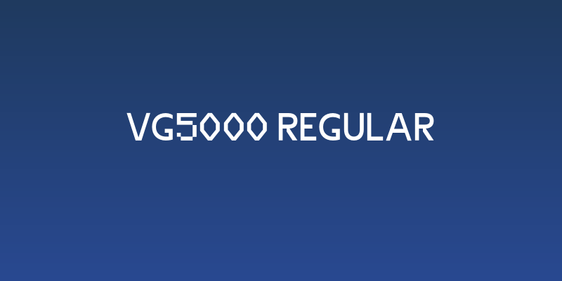 VG5000 Regular Social Header