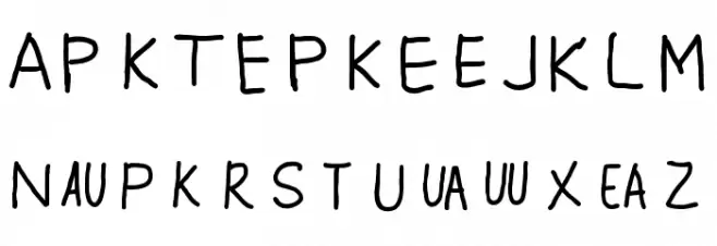 VHARI HINGLISH Schriftart Groß