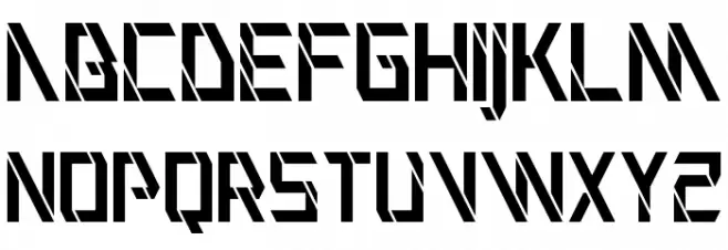 VHIA Regular Schriftart Groß