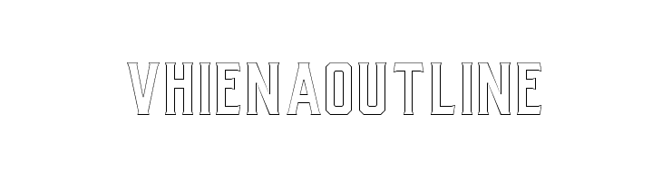 VhienaOutline Font