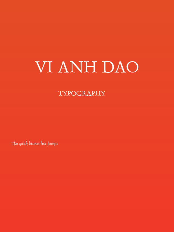 VI Anh Dao Poster
