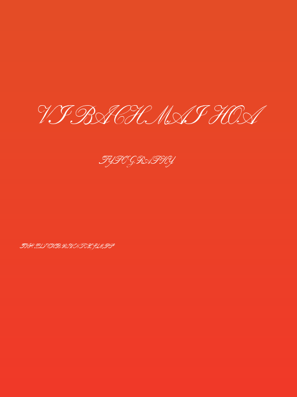 VI Bach Mai Hoa Poster