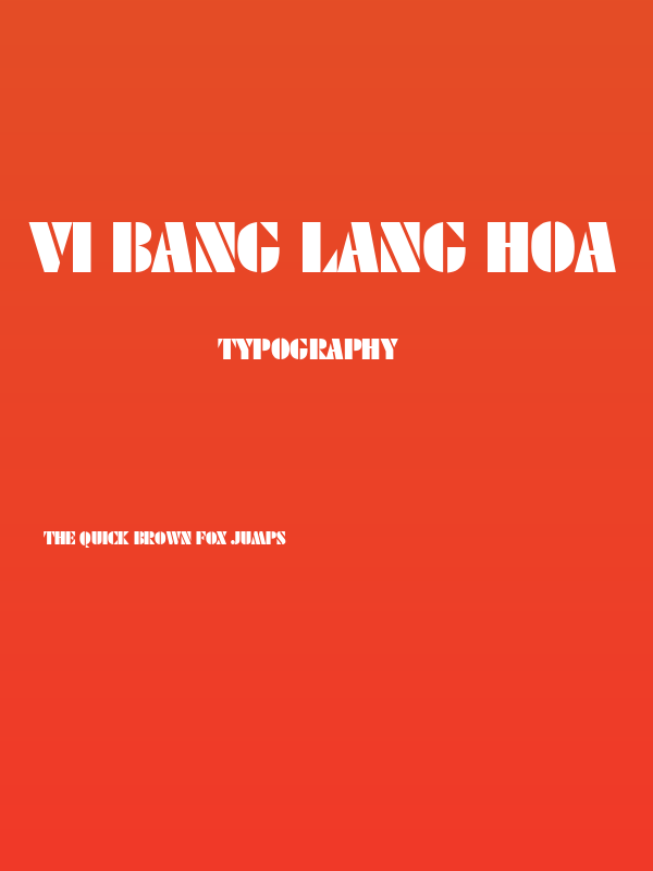 VI Bang Lang Hoa Poster