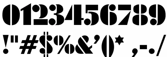 VI Bang Lang Font OTHER CHARS