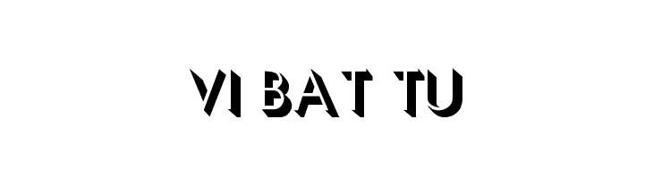 VI Bat Tu  नि: शुल्क फ़ॉन्ट्स डाउनलोड