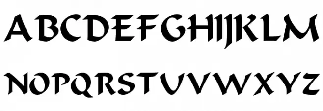 VI Bodacious [Bum] Normal Font Litere mari