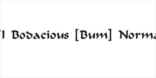 VI Bodacious [Bum] Normal Logo