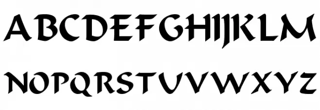 VI Bodacious H [Bum] Normal Font Litere mari