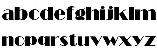 VI Bong Nuoc خط أحرف صغيرة