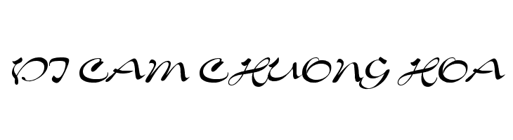 VI Cam Chuong Hoa  Frei Schriftart Herunterladen