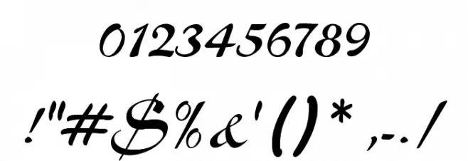 VI Cam Chuong Hoa Font OTHER CHARS