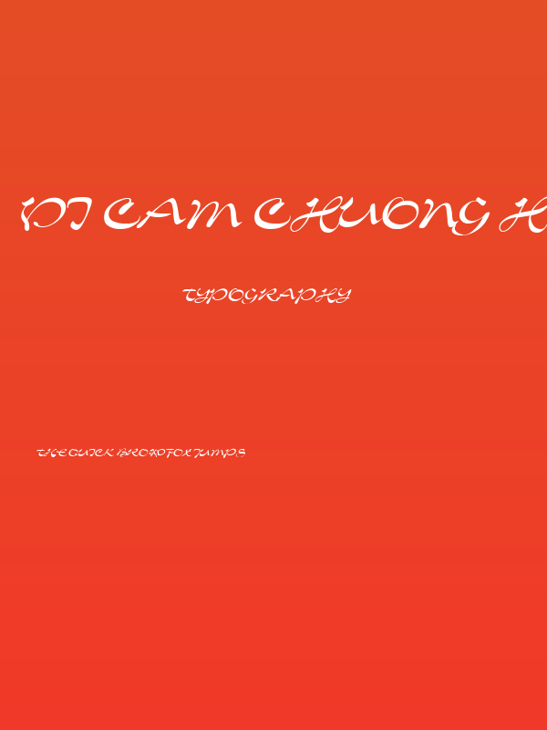 VI Cam Chuong Hoa Poster