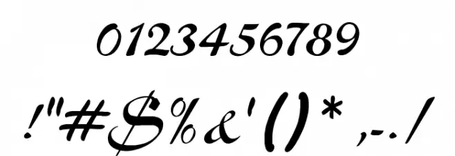 VI Cam Chuong Font OTHER CHARS