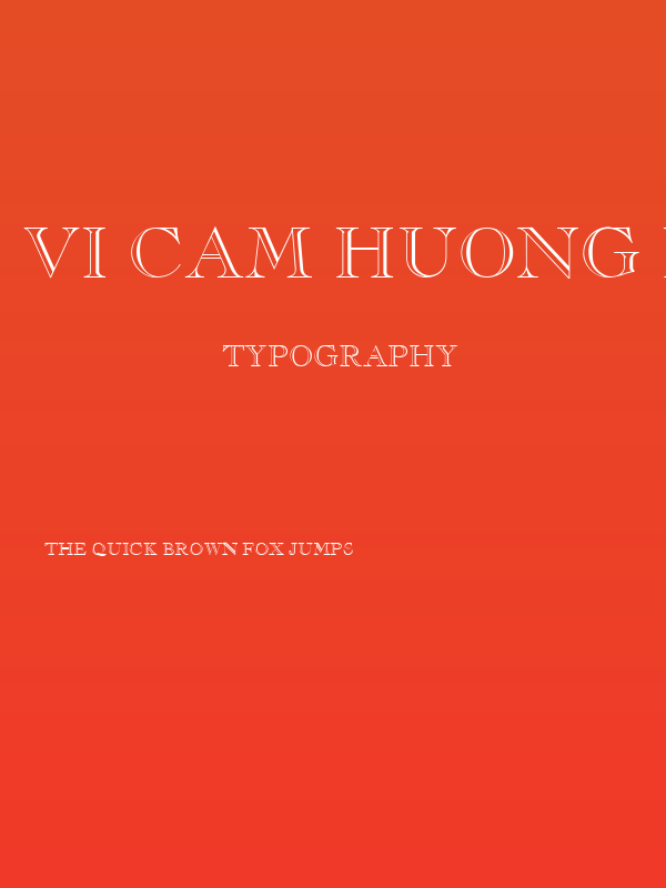 VI Cam Huong Hoa Poster