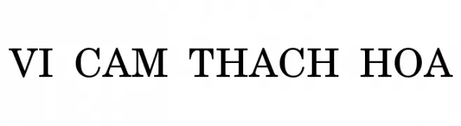 VI Cam Thach Hoa  Frei Schriftart Herunterladen