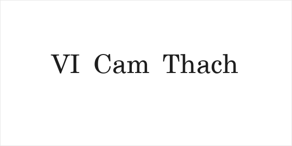 VI Cam Thach Logo