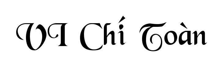 VI Chí Toàn  フリーフォントのダウンロード