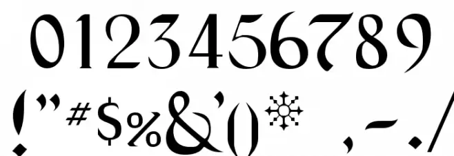 VI Chí Toàn Font OTHER CHARS