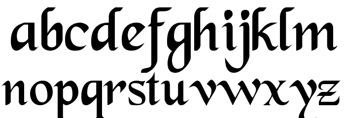 VI Chí Toàn Font LOWERCASE