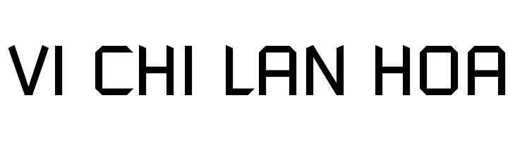 VI Chi Lan Hoa  フリーフォントのダウンロード