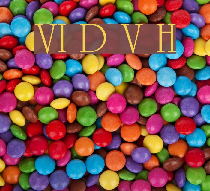 VI Duong Vi Hoa Font examples