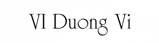 VI Duong Vi  Descarca Fonturi Gratis