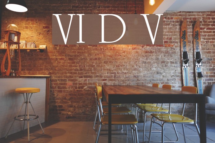 VI Duong Vi Font examples