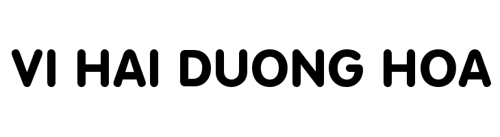 VI Hai Duong Hoa Шрифта