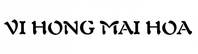 VI Hong Mai Hoa  تنزيل الخطوط