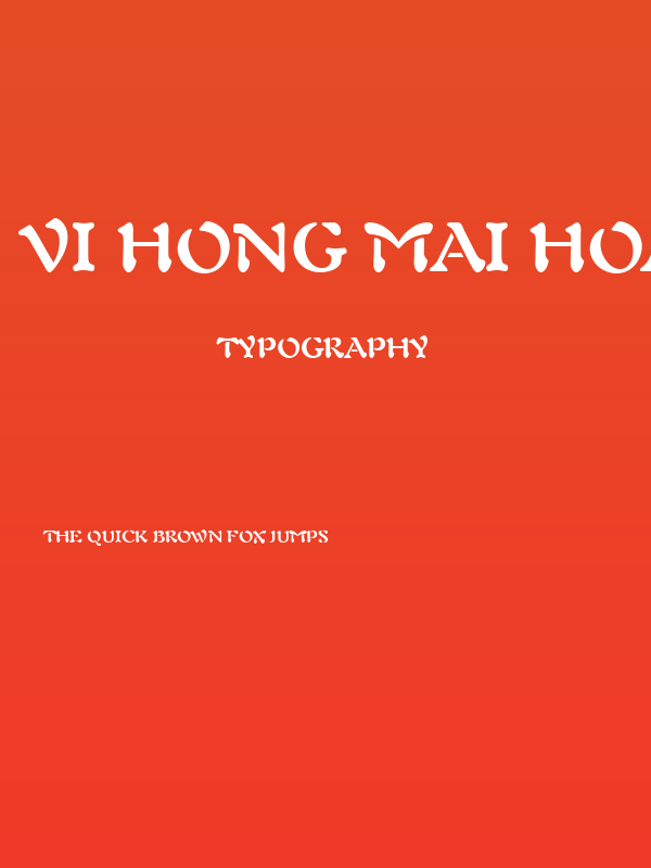 VI Hong Mai Hoa Poster