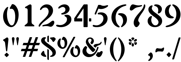 VI Hong Mai Font OTHER CHARS