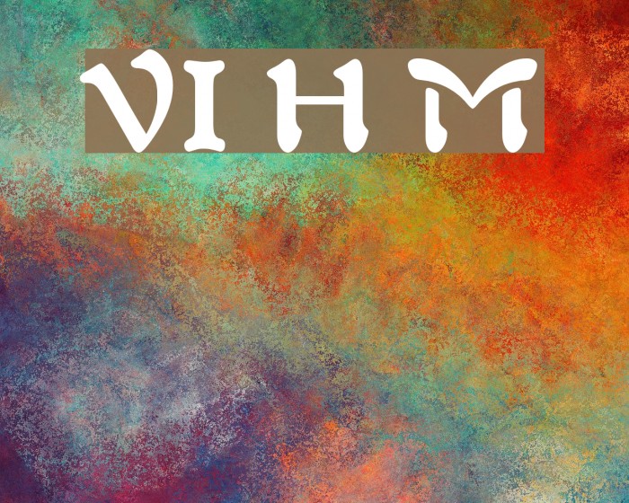 VI Hong Mai Font examples