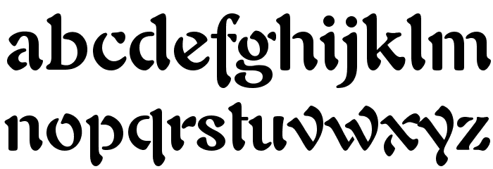 VI Hong Mai Font LOWERCASE