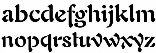 VI Hong Mai 字体 小写